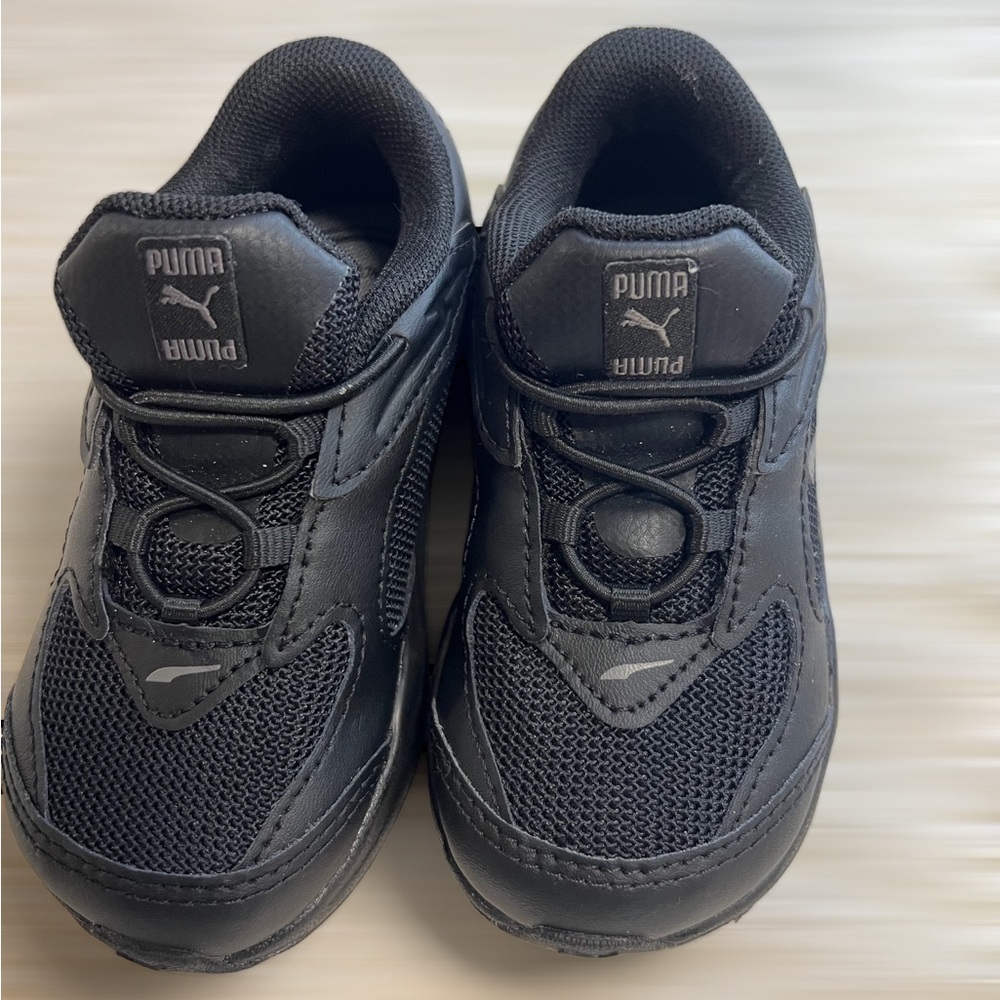 Puma infant snickers, kids shoes, size 7 color black, baby shoes